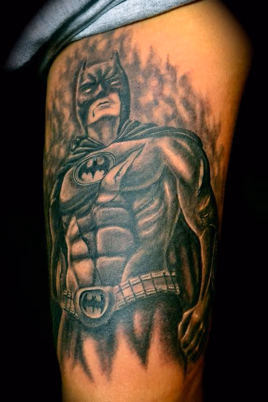 Batman Bruised an Bloodied