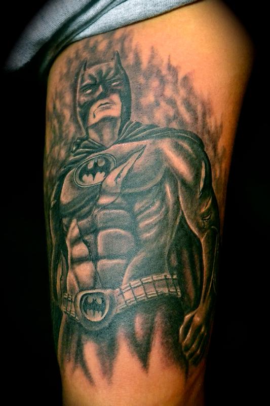 Batman Bruised an Bloodied