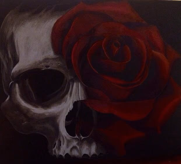 Skull Rose