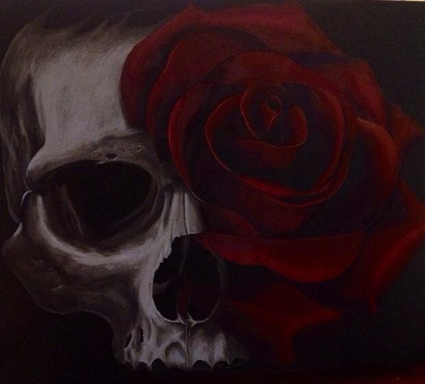 Skull Rose