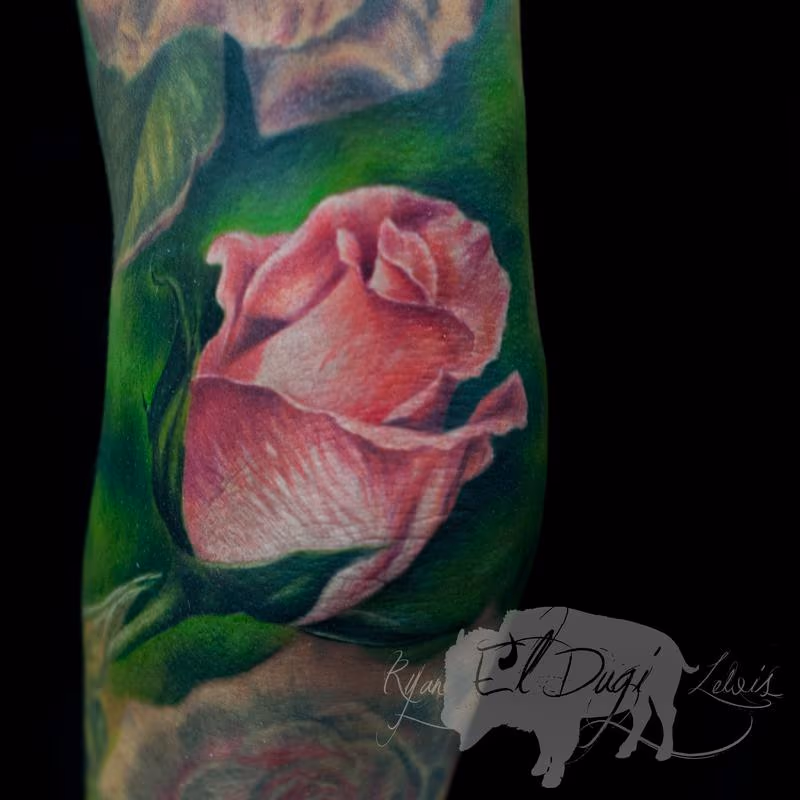 Pink Rose Bud