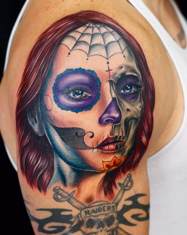 Day of the Dead Skull Girl