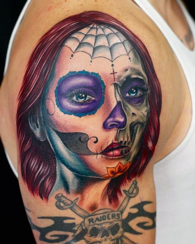 Day of the Dead Skull Girl