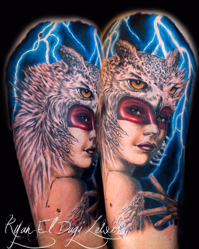Owl Headdress Huntress