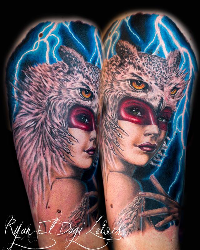 Owl Headdress Huntress