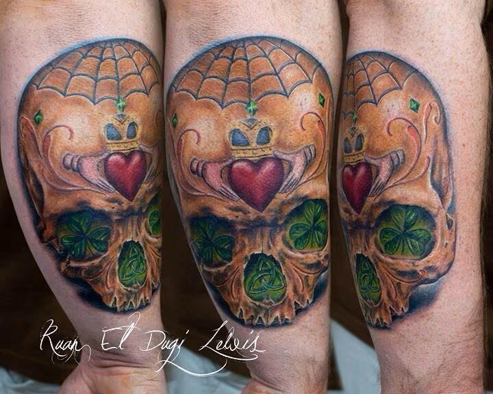 Irish Sugar Skull