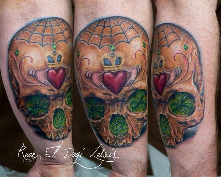Irish Sugar Skull