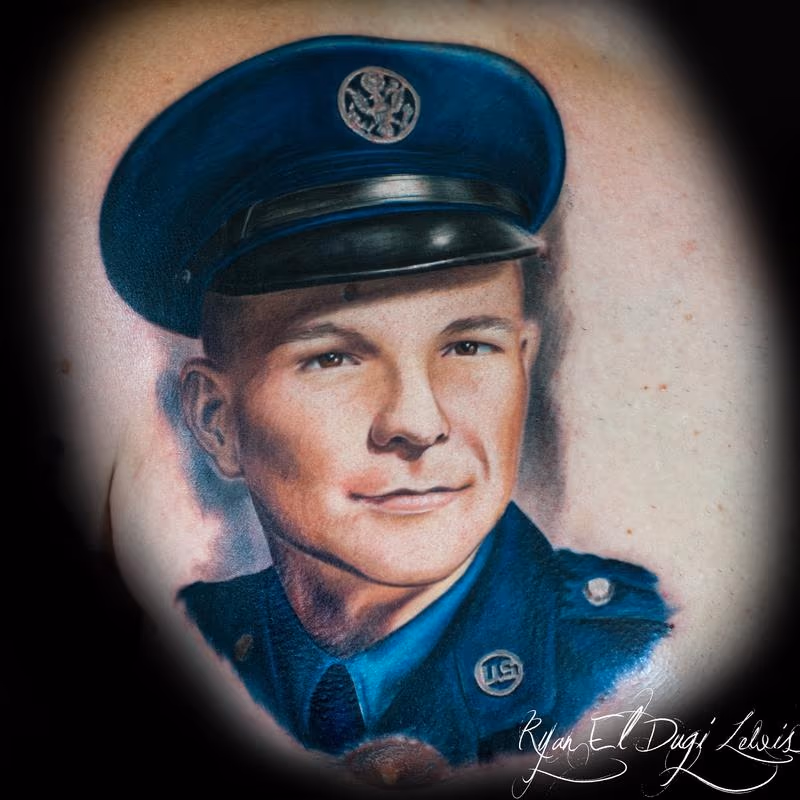 Grandfather Airforce Portrait