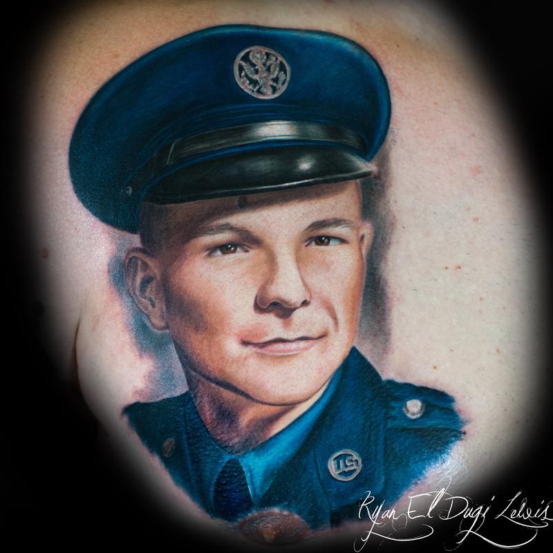 Grandfather Airforce Portrait