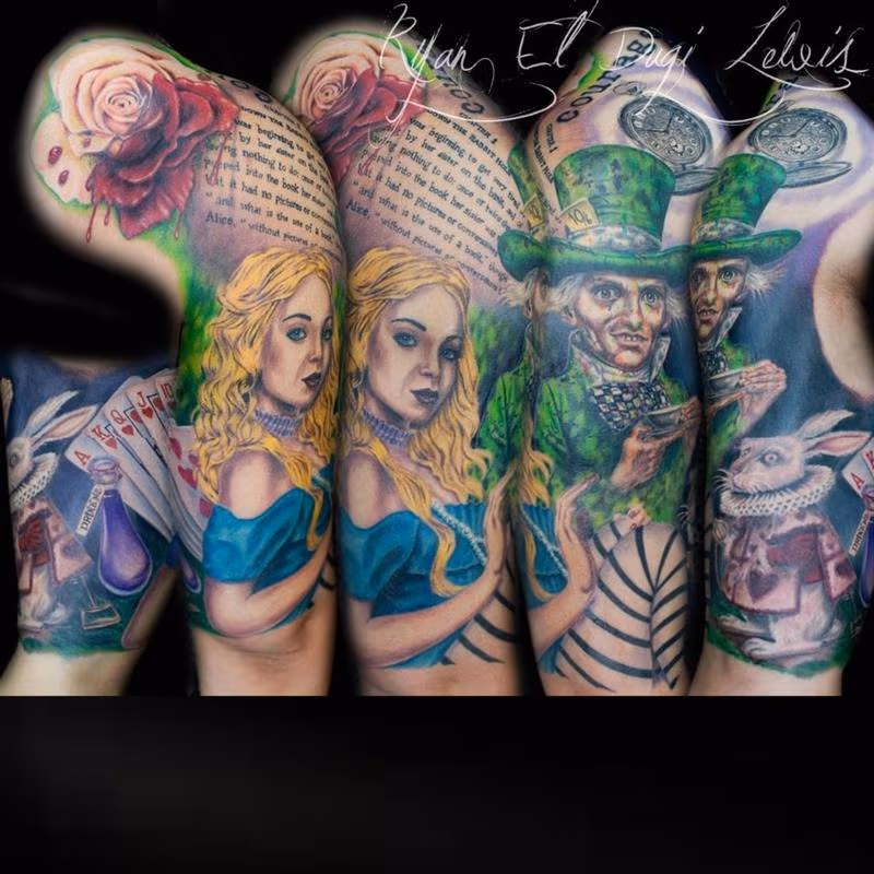 Alice in Wonderland Sleeve