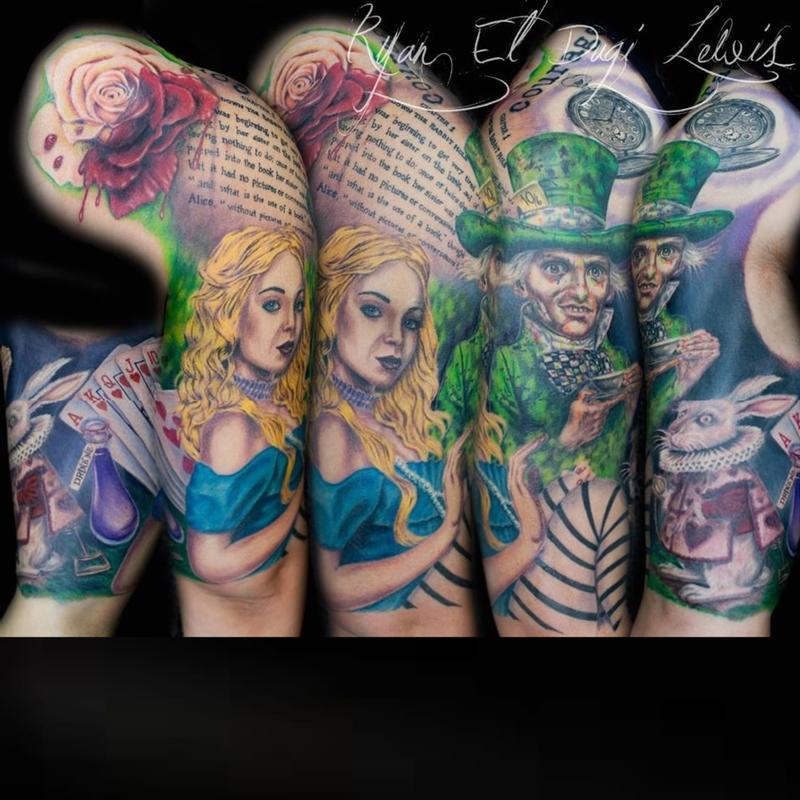 Alice in Wonderland Sleeve