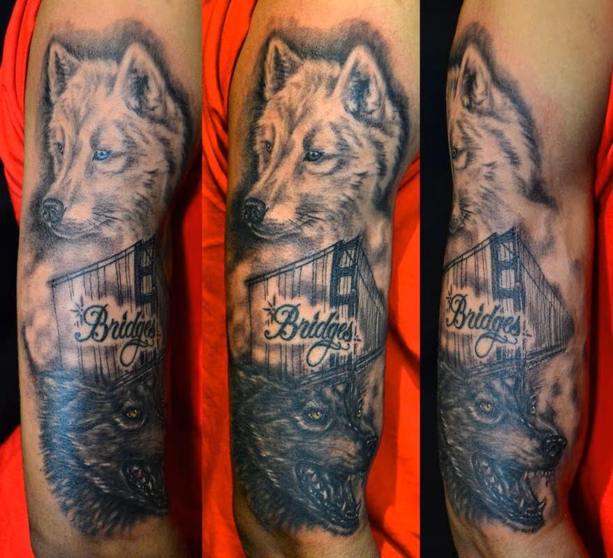 SF Golden Gate and Wolves