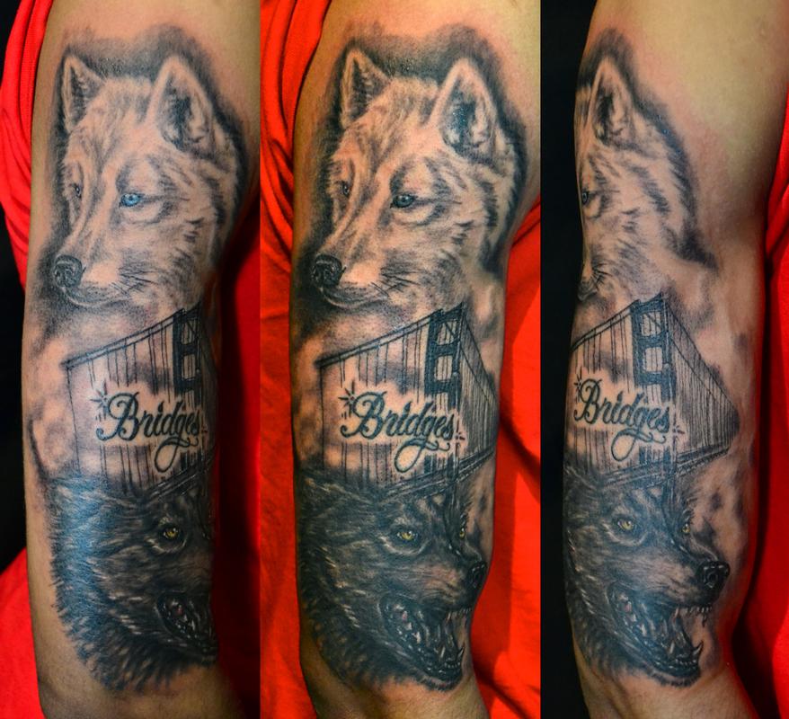 SF Golden Gate and Wolves