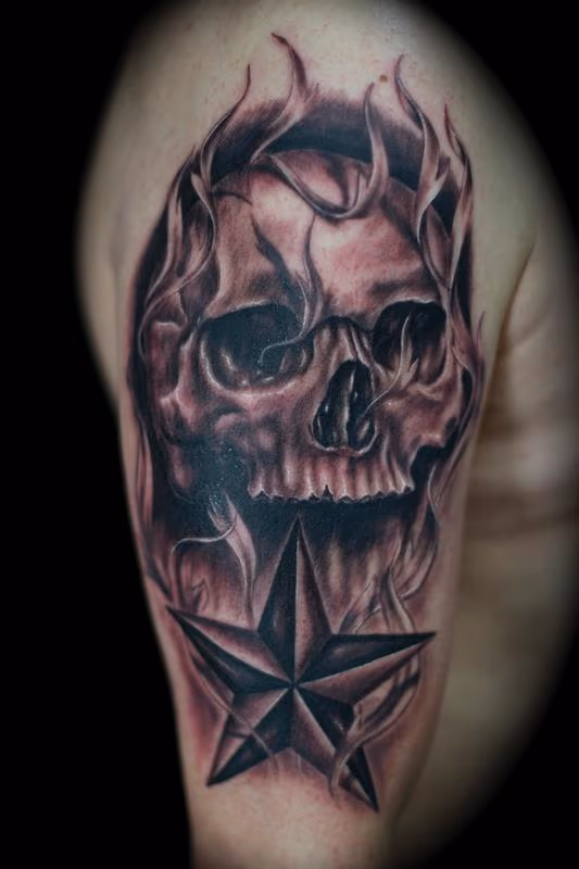 Skull and Nor Cal Star filagree