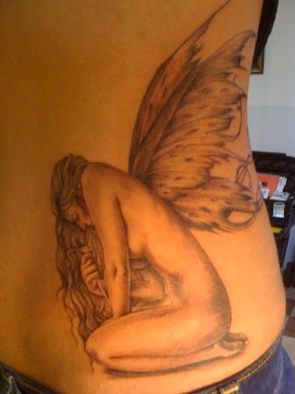 Realistic Fairy Tattoo
