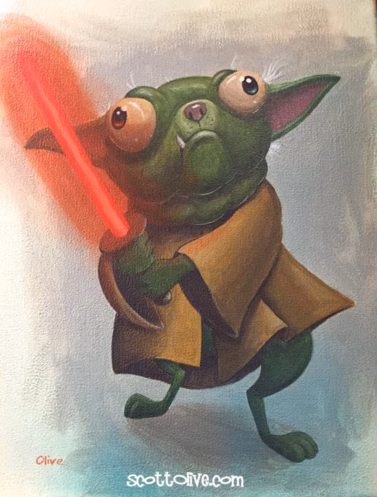 Pug Yoda