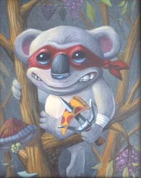 Teenage Koala Pizza Ninja