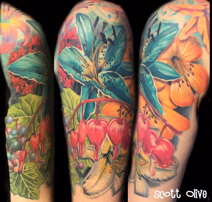 color realism flowers