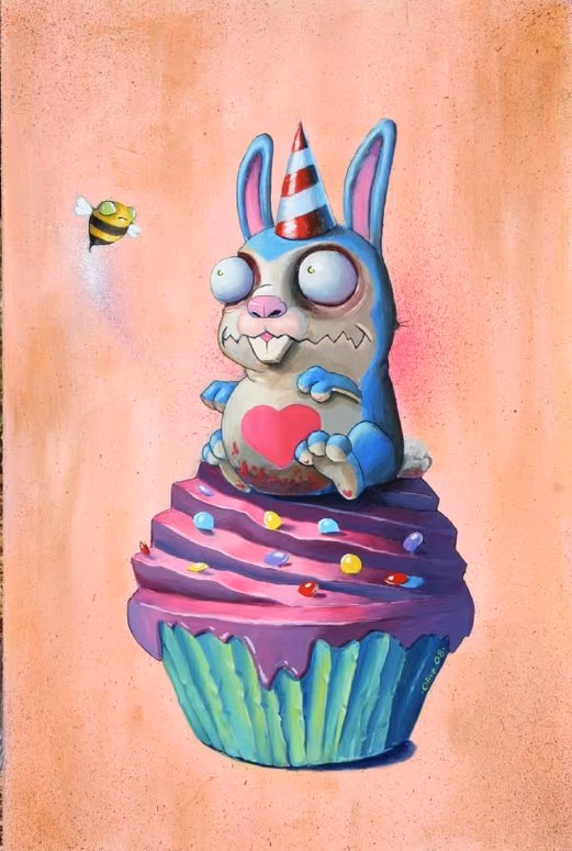 bunny cupcake
