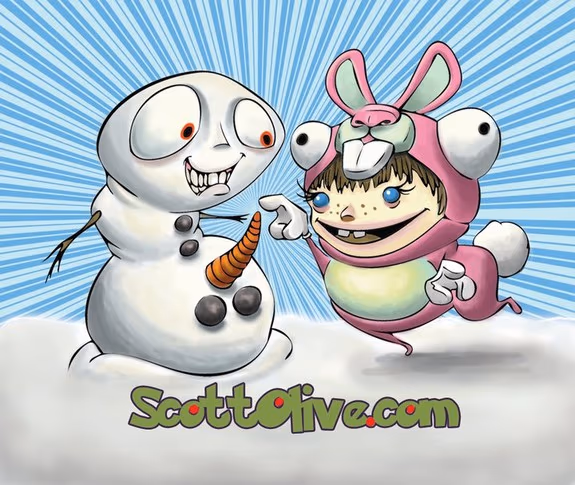 Snowman Stickers