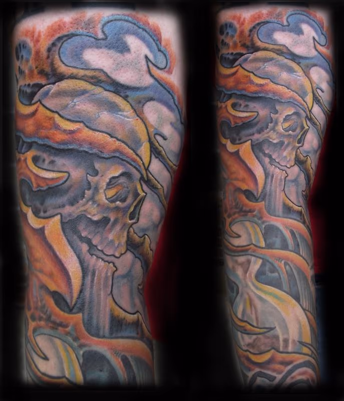Bio Skull Hourglass