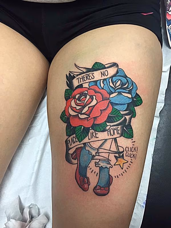click your heals ... by ammie urban ink tattoo