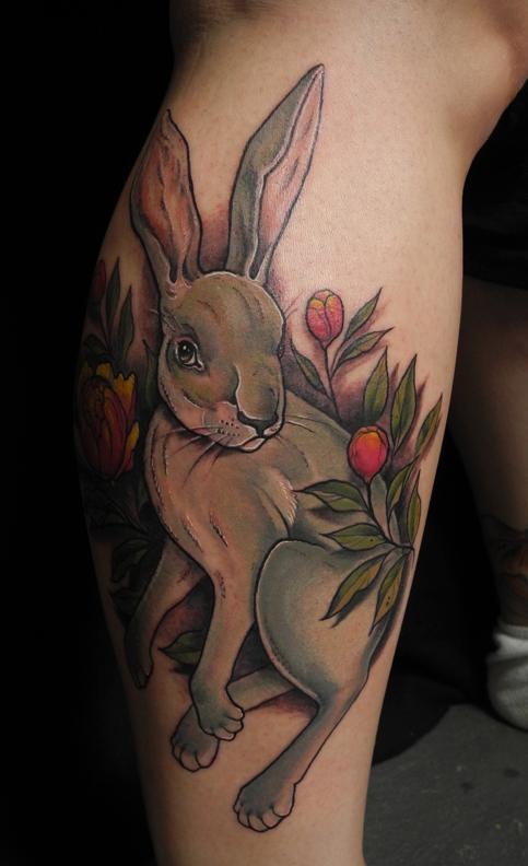 Hare tattoo