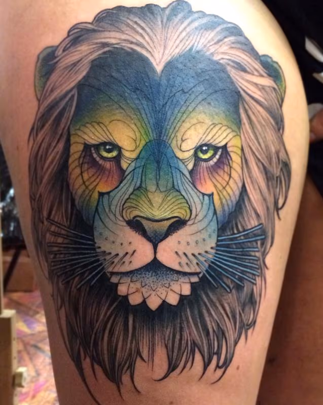Lion head