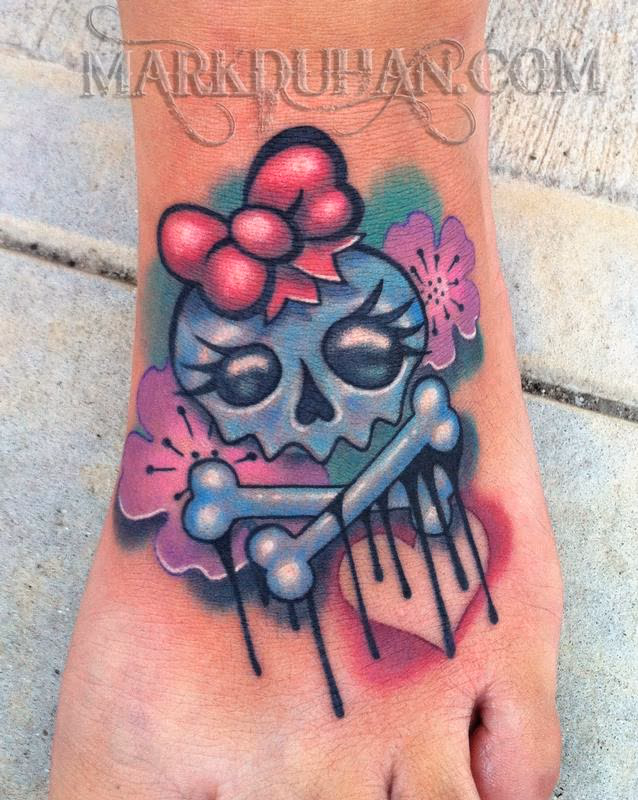CUTE GIRLY SKULL