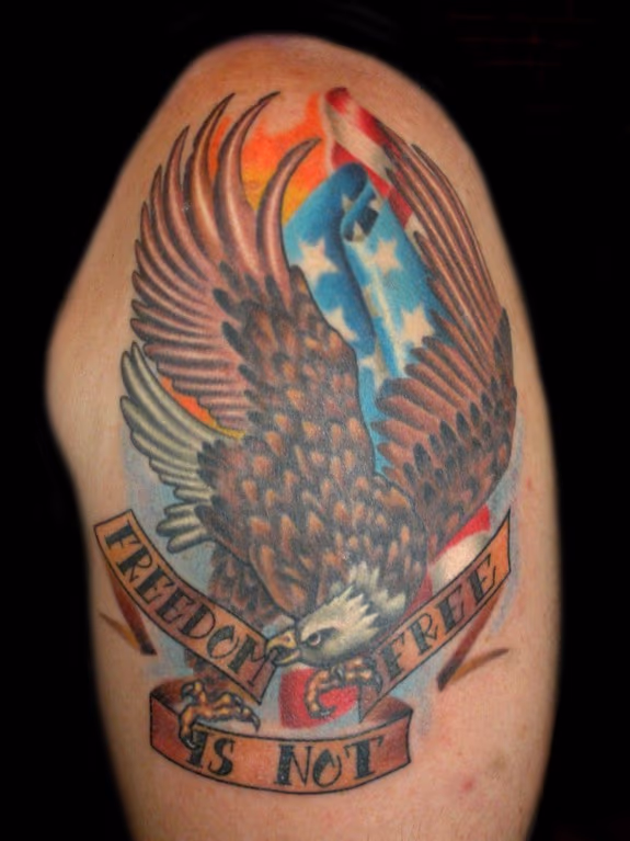 EAGLE AND FLAG