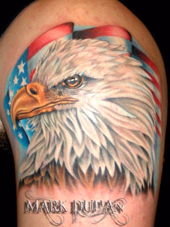 EAGLE AND FLAG
