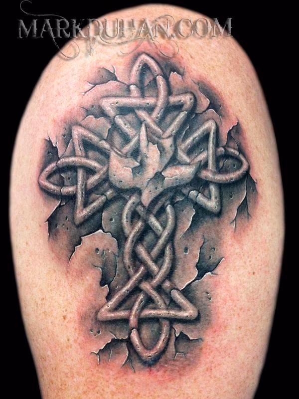 STONE CELTIC CROSS