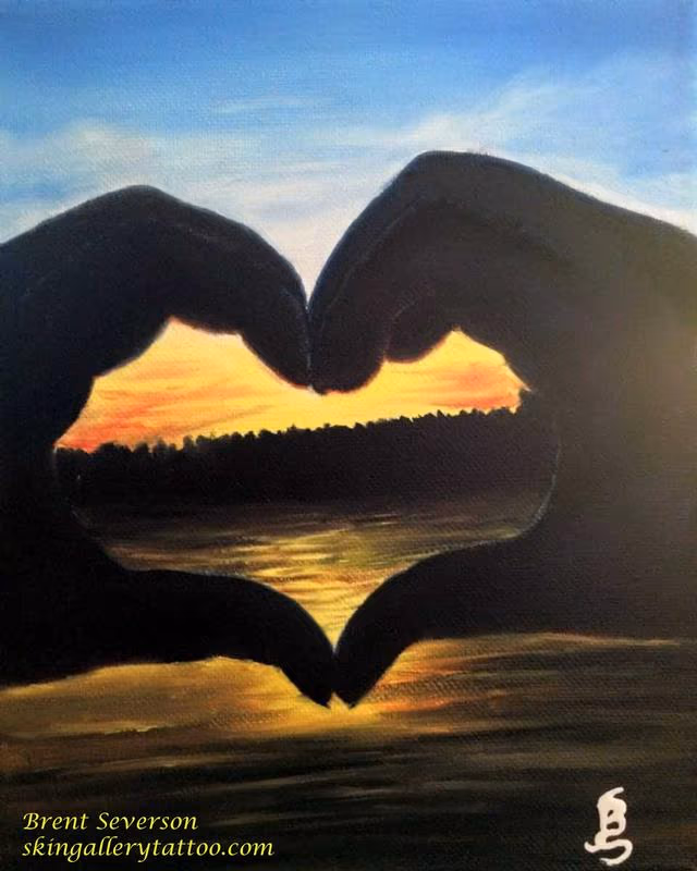 Sunset on the Mississippi by Brent Severson