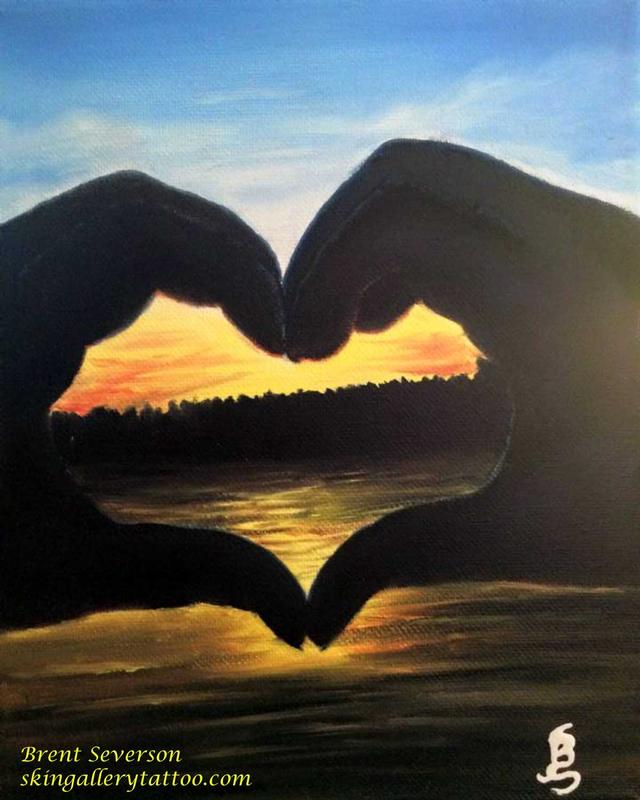 Sunset on the Mississippi by Brent Severson