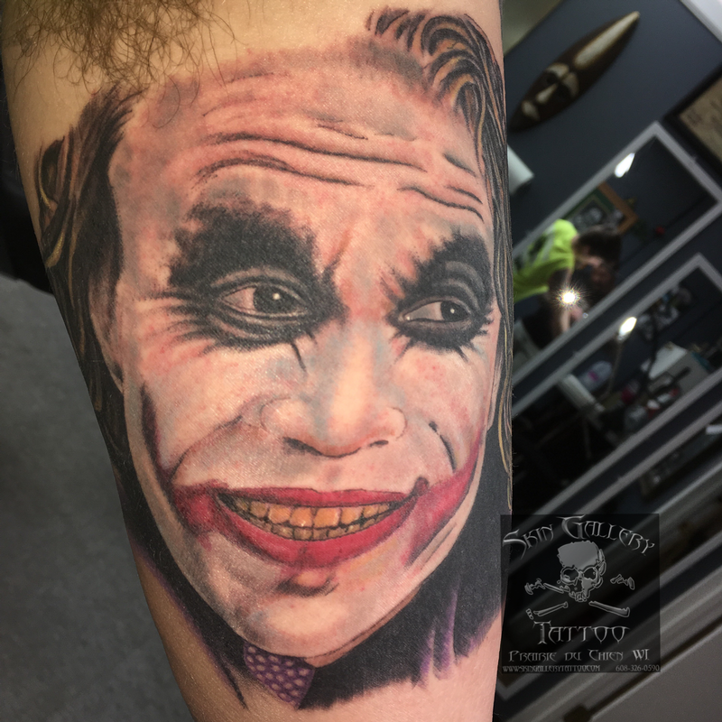 Color portrait of The Joker