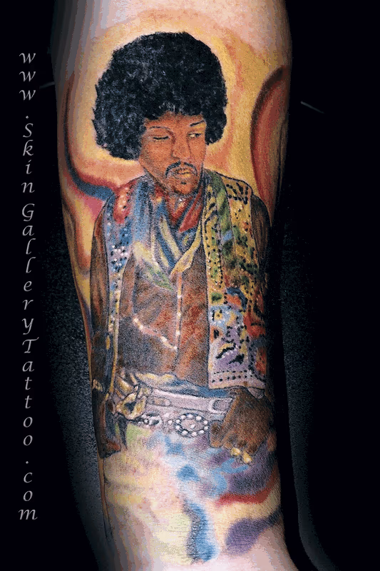 Color Portrait Jimi Hendrix