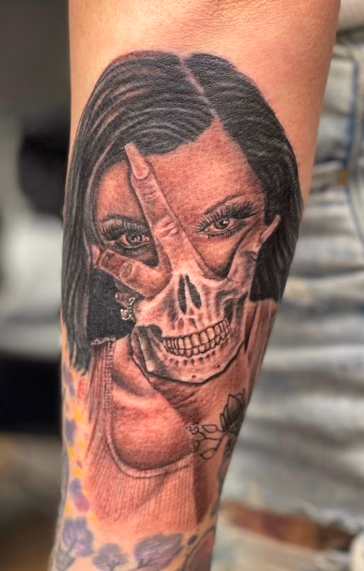 Portrait of my client on my client