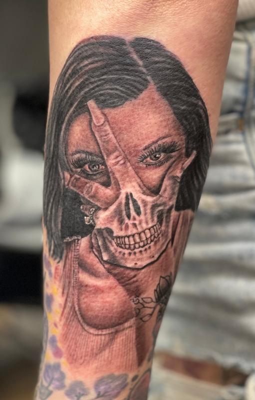 Portrait of my client on my client