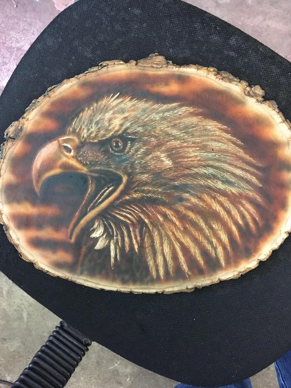 Bald Eagle Airbrush Art