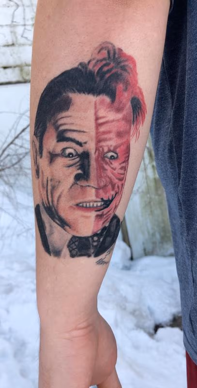 Two face portrait