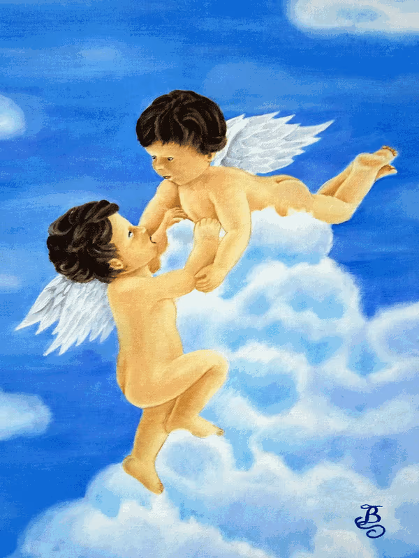 Angels Oil Painting