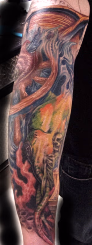 work in progress pirate sleeve