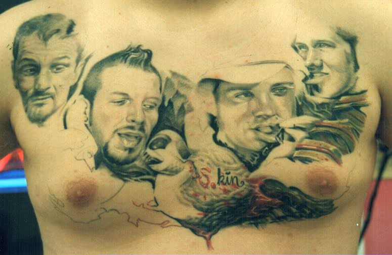 Chest full of portraits