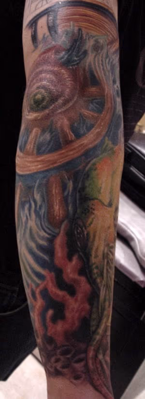 work in progress pirate sleeve