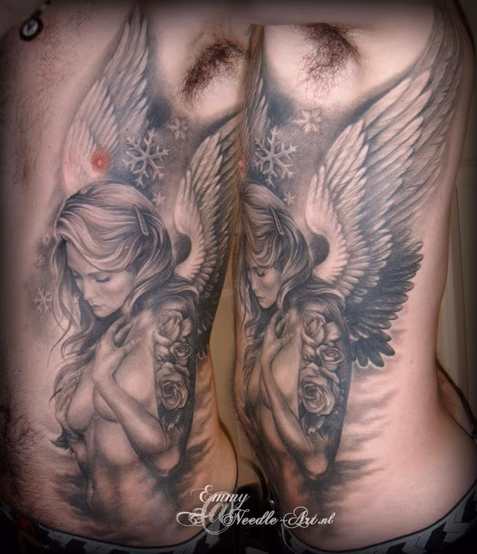 "SULLEN" tattooed Angel - brought to life