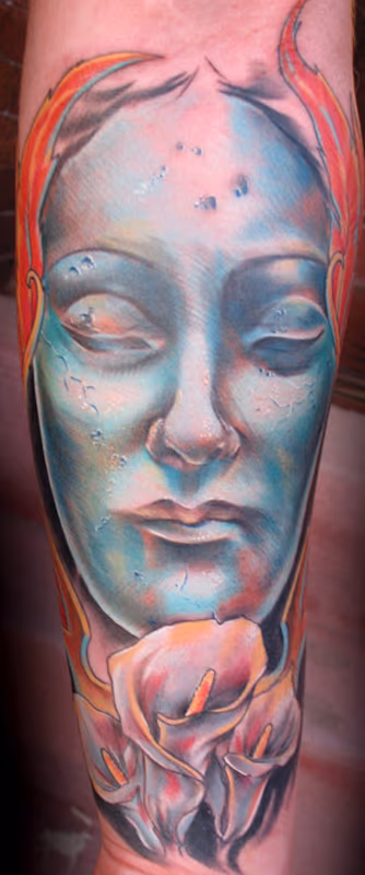 woman in stone