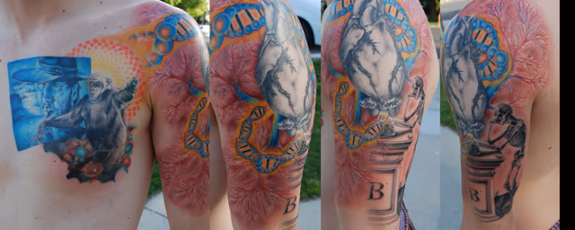 "Monkey pit" half sleeve