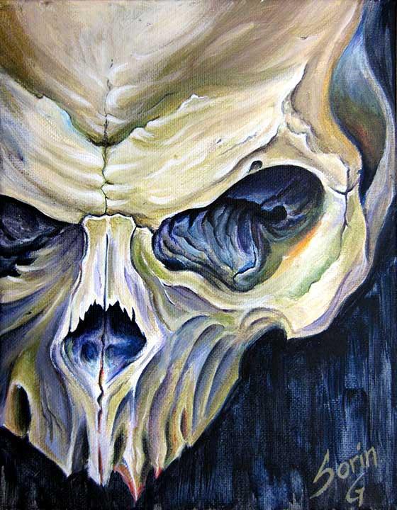 8x10 skull