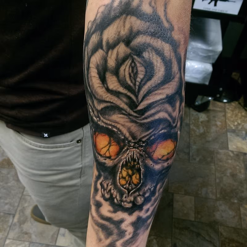 Rose dome skull
