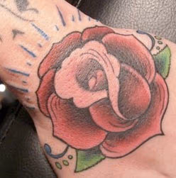 Rose Hand Tattoo
